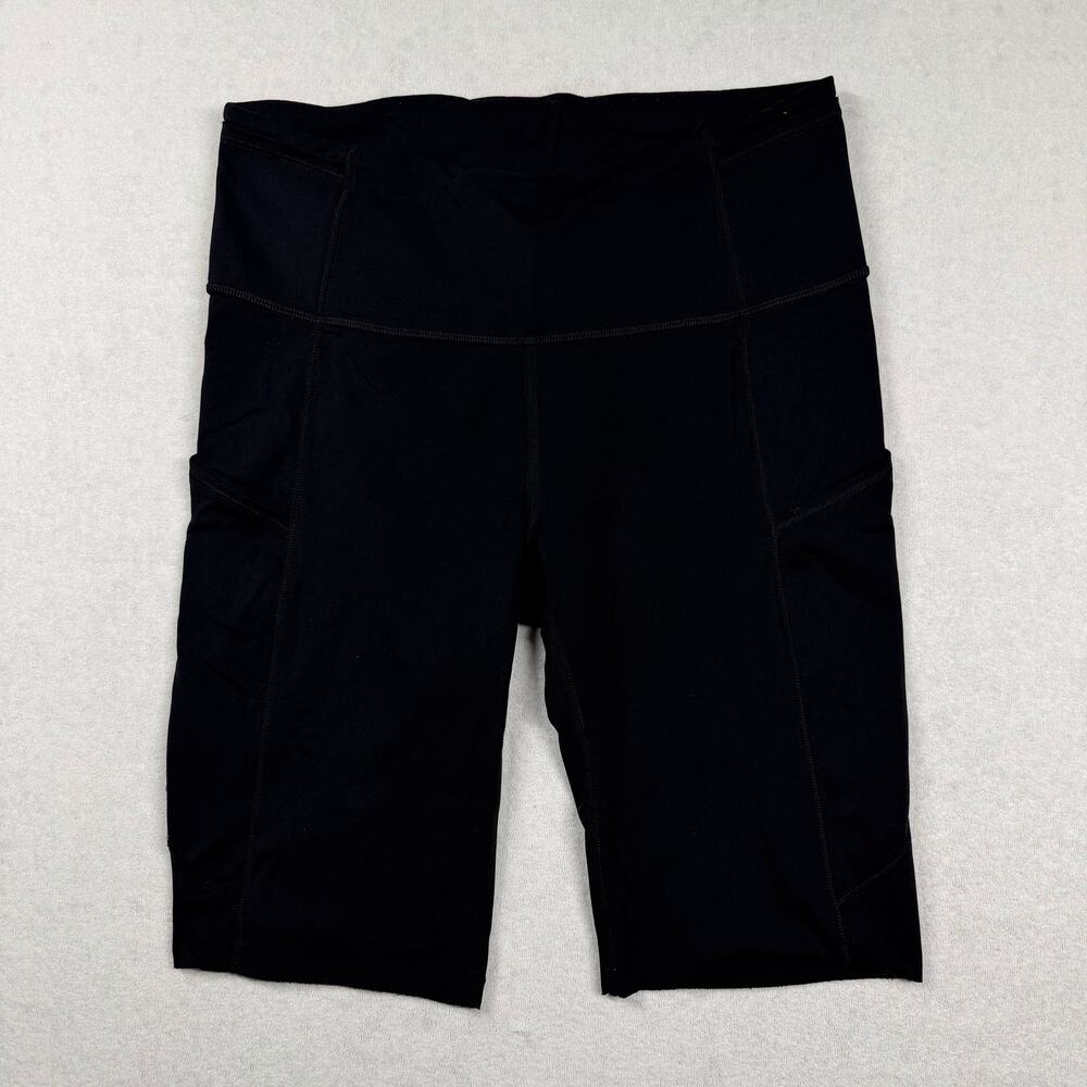 Lululemon Fast and Free Short 10” Non-Reflective Black Size 6 Nulux Pockets